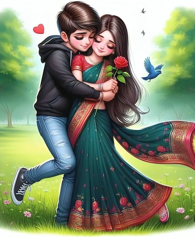 couple dp for Instagram cartoon