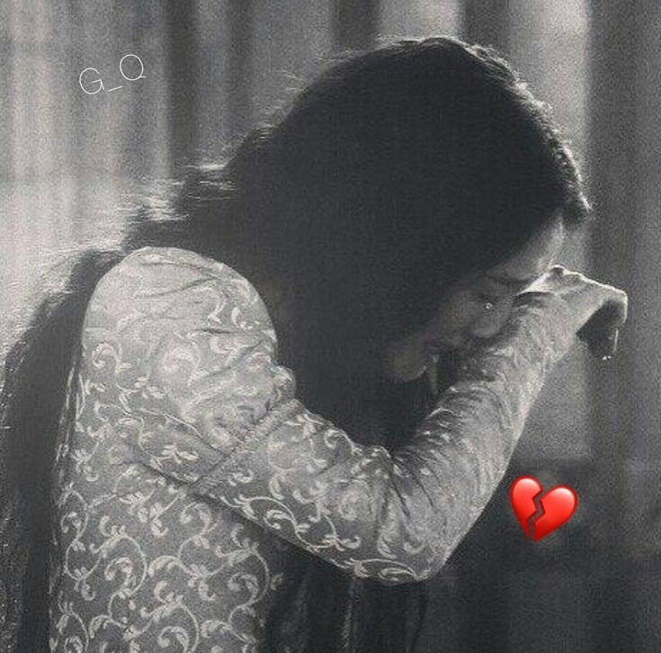 crying girl dp