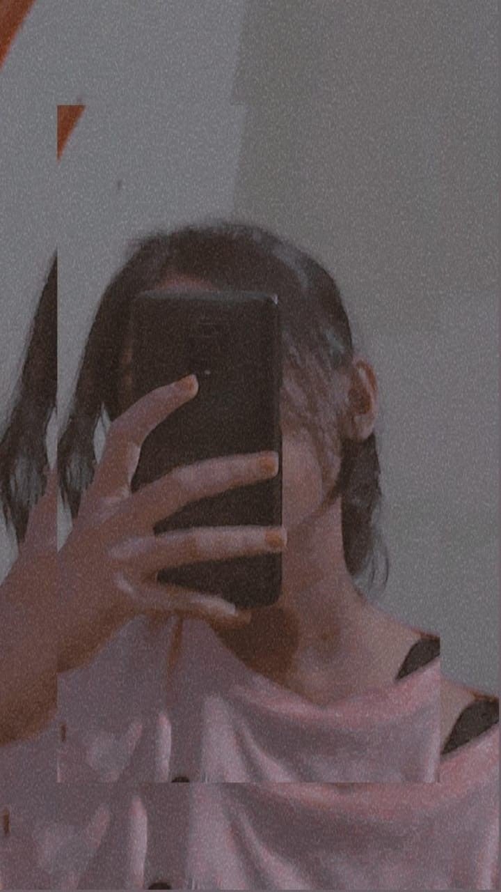 cute girl pic for dp hidden face