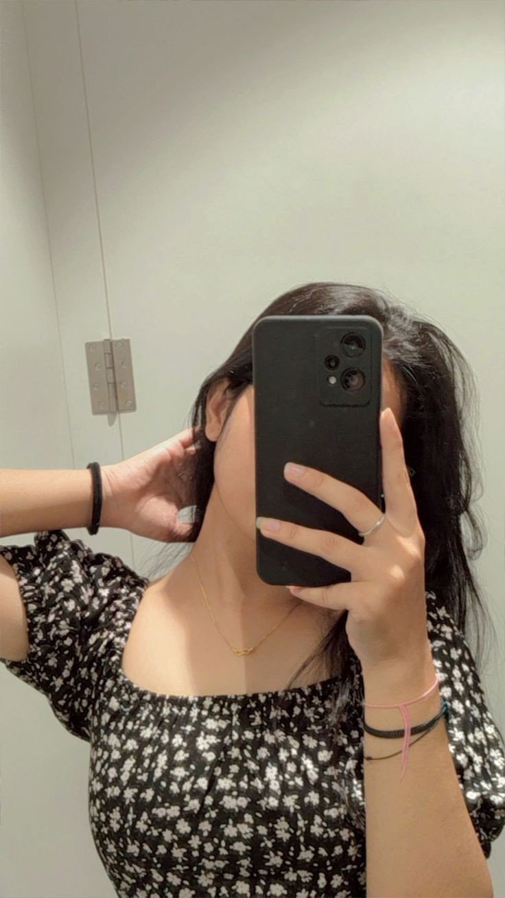 hidden face dp for girls