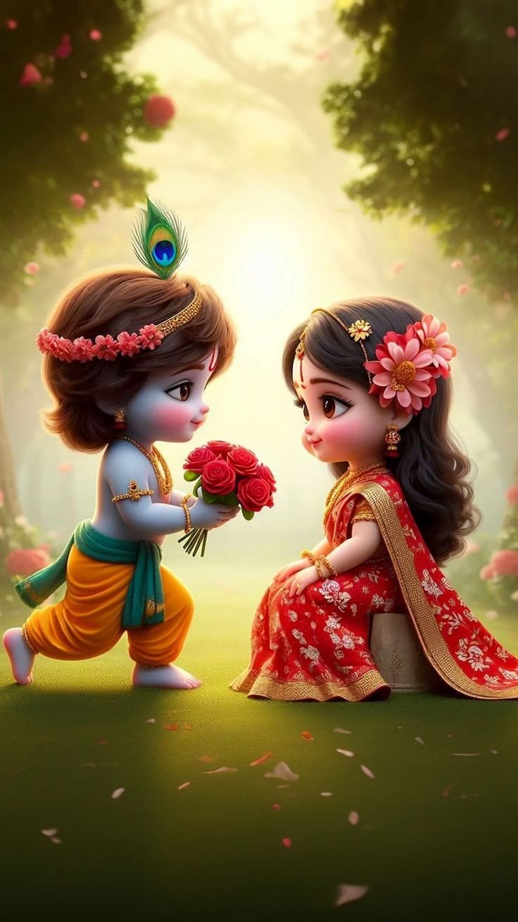 radha krishna love images