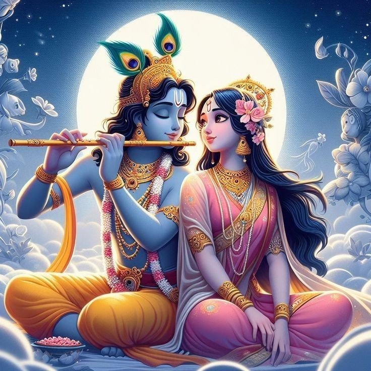 romantic radha krishna images
