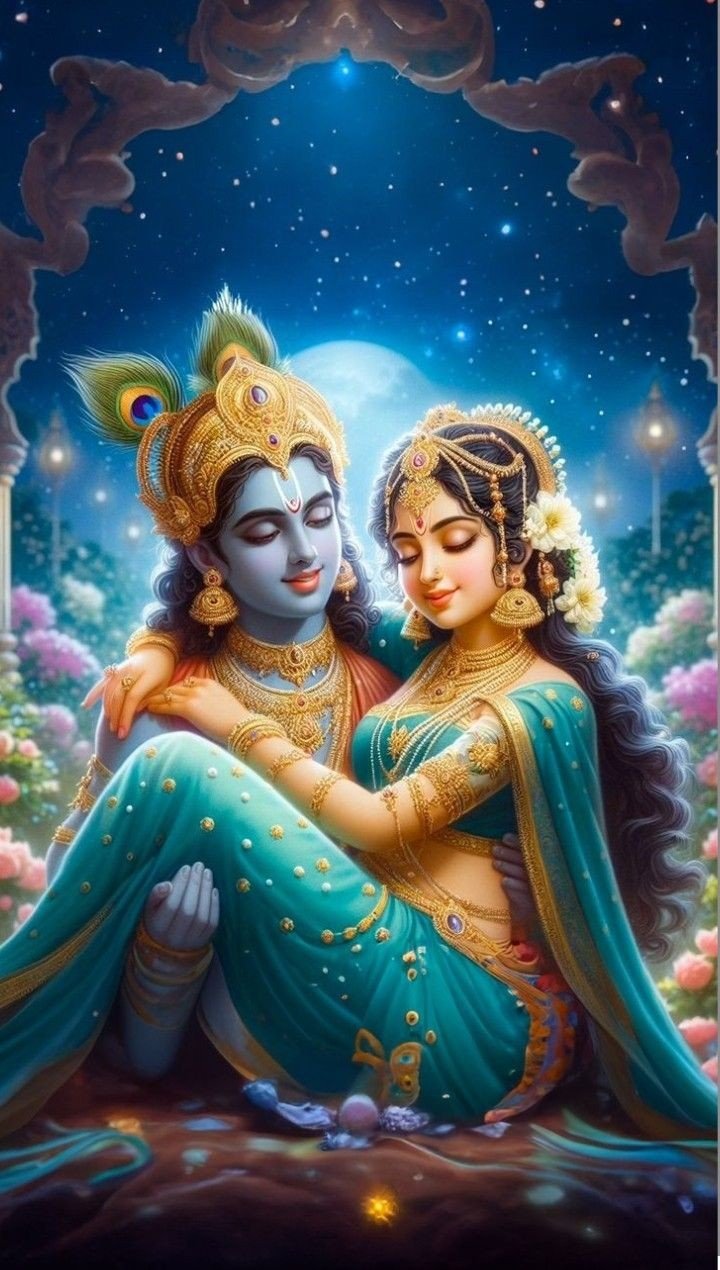 romantic radha krishna images