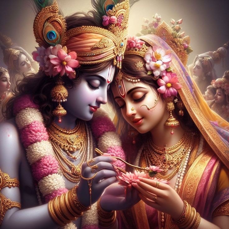 romantic radha krishna images