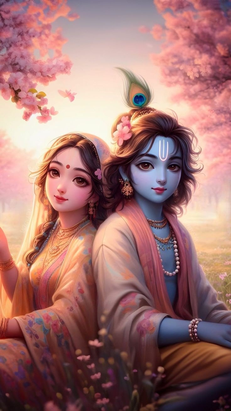 romantic radha krishna images