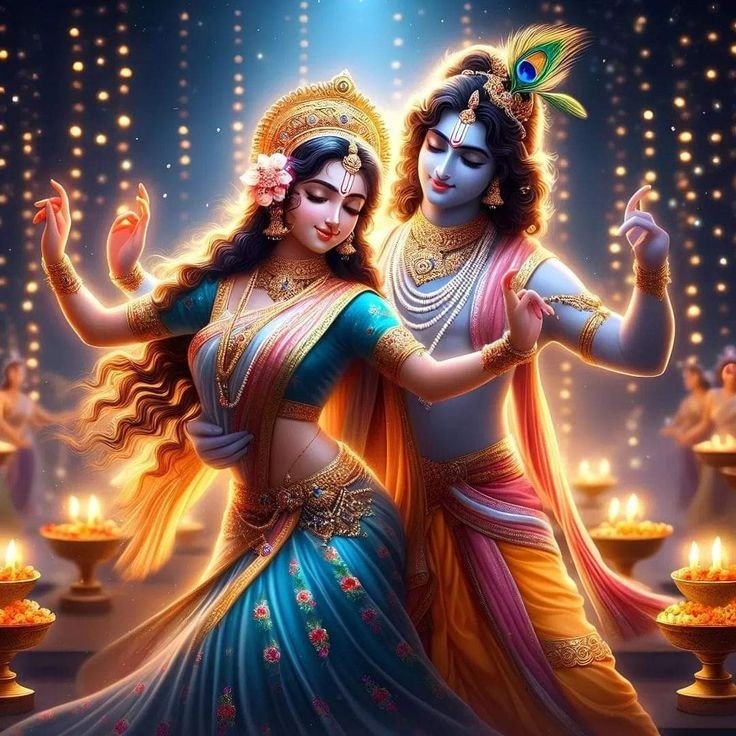 romantic radha krishna images