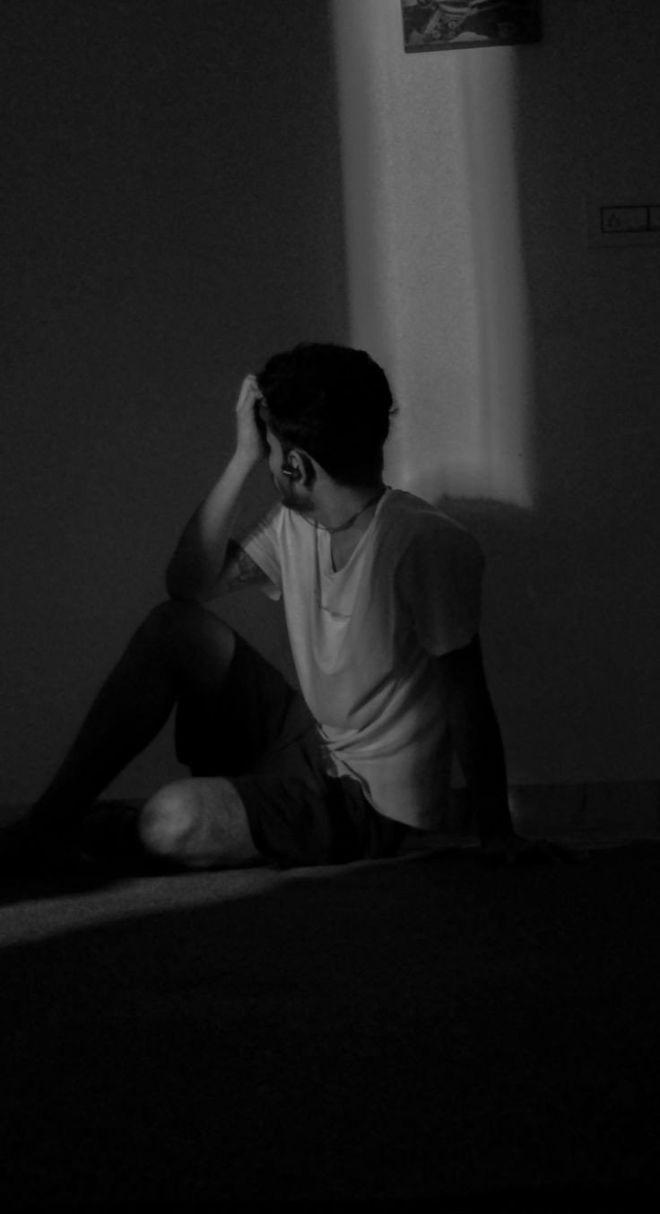 sad boy profile pic