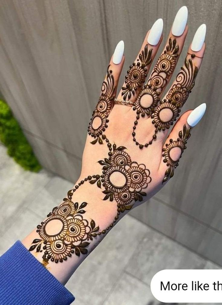 simple mehndi designs for girls photos