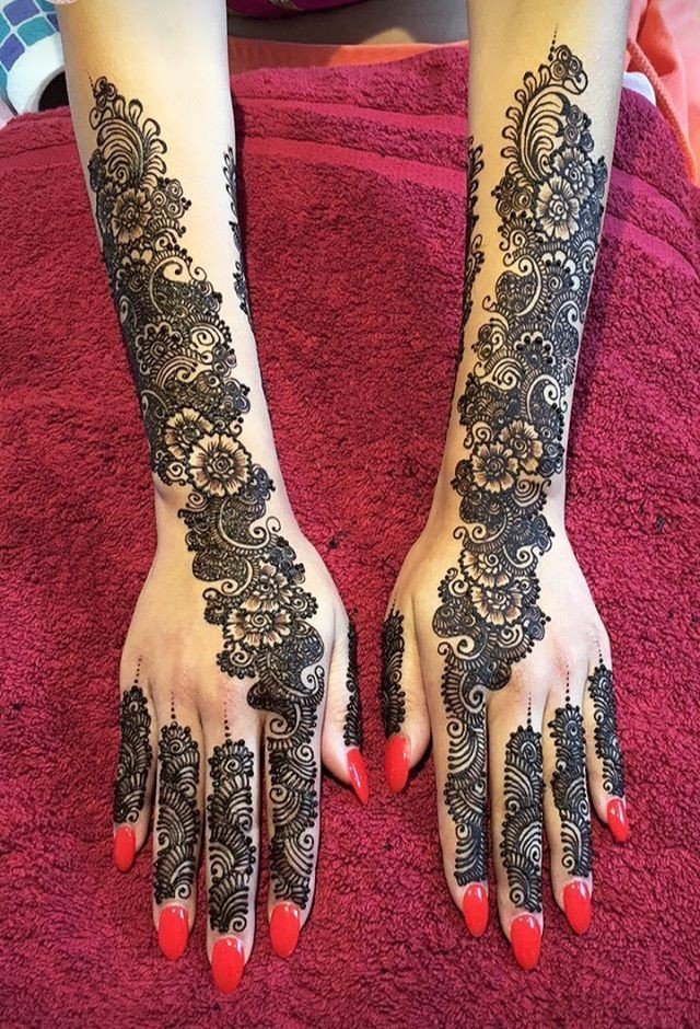 simple mehndi designs for girls photos