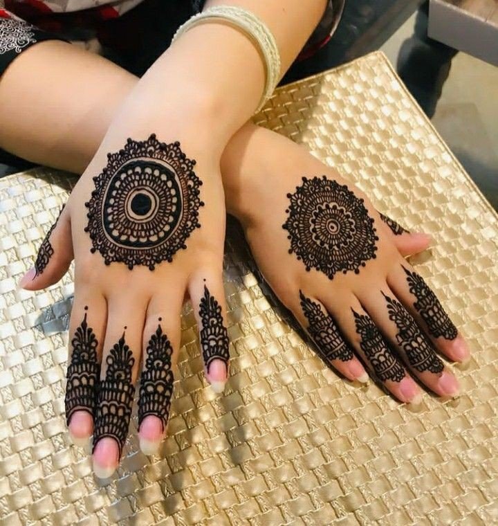 simple mehndi designs for girls