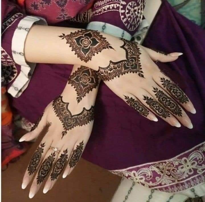 simple mehndi designs for girls