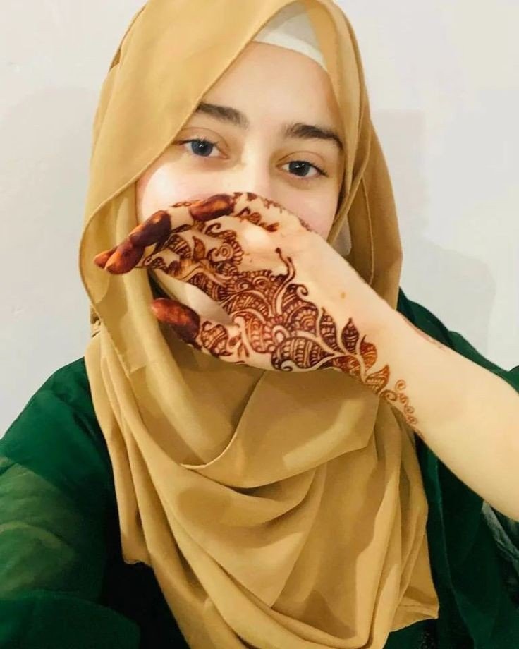 stylish hijab girl dp