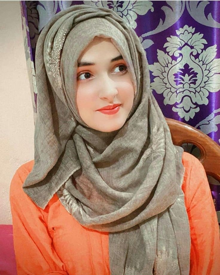 stylish hijab girl dp